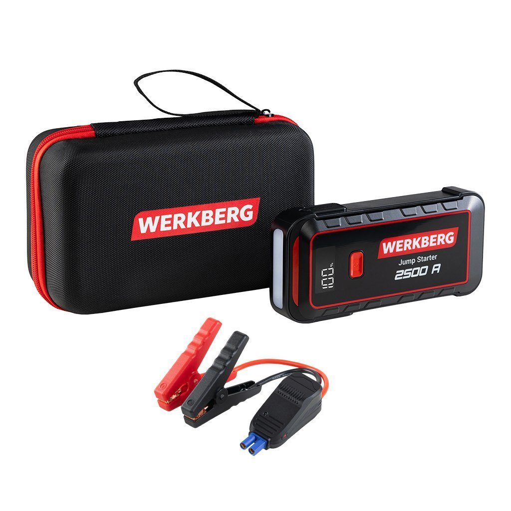 Werkberg AL004 avviatore batteria 25800mAh 2500A 12V