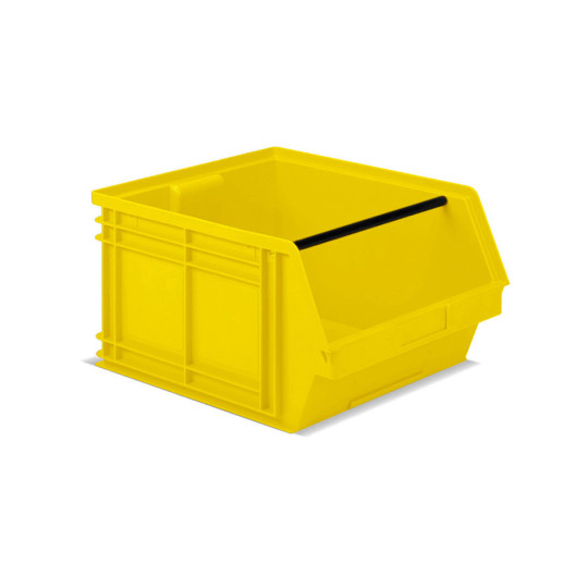 DR Scaffalature Compat 5P4 contenitore giallo 63L con traversino