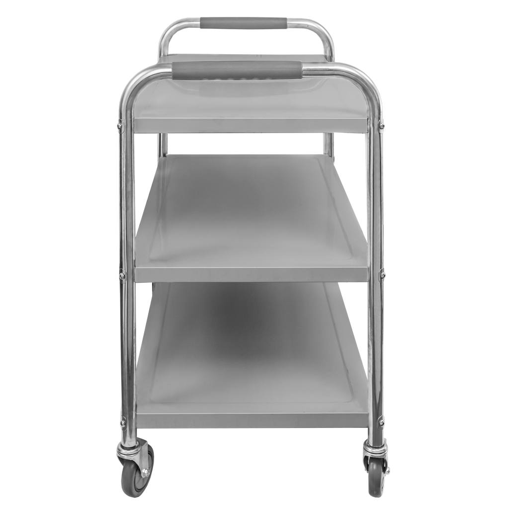 Mega-M STANDARD carrello servizio inox 3 ripiani 85x45x90 cm