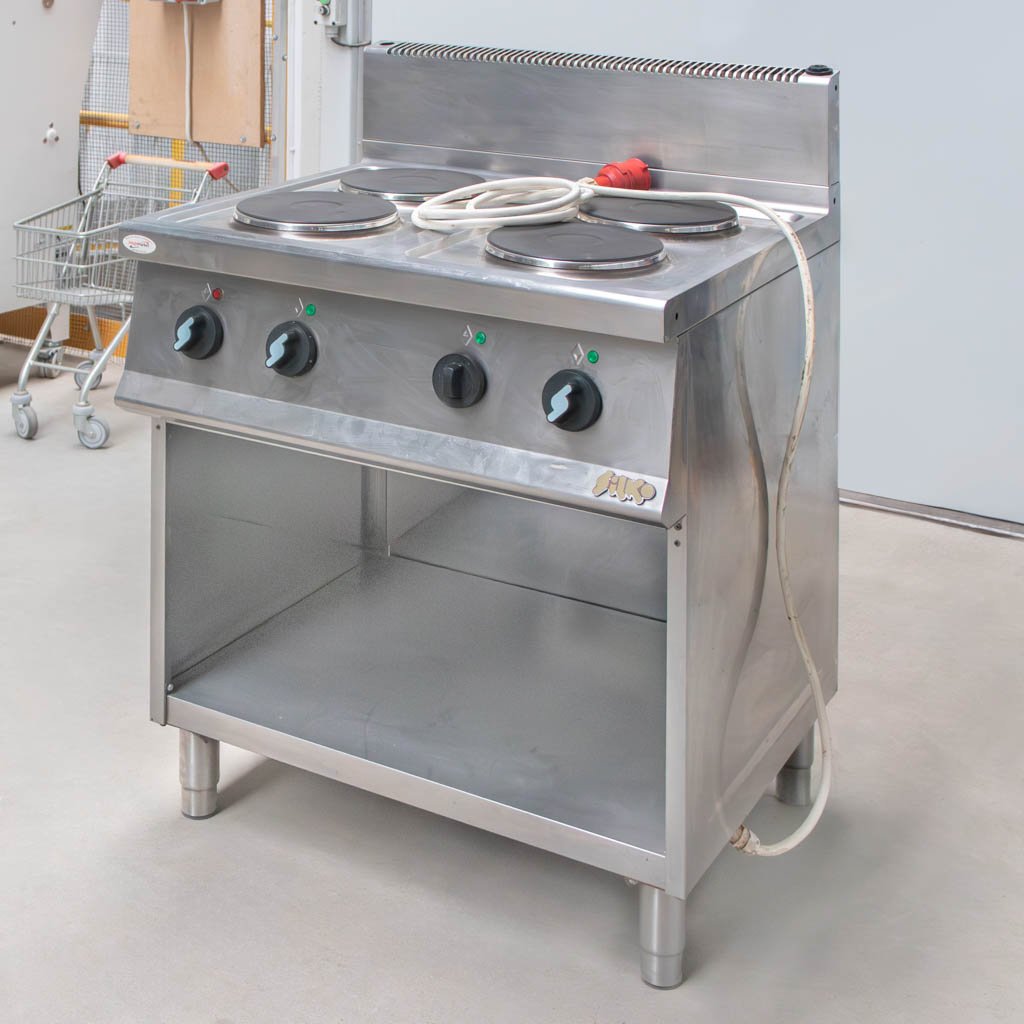 Silko CE74GPT cucina elettrica 4 piastre 80x70x110 con mensola