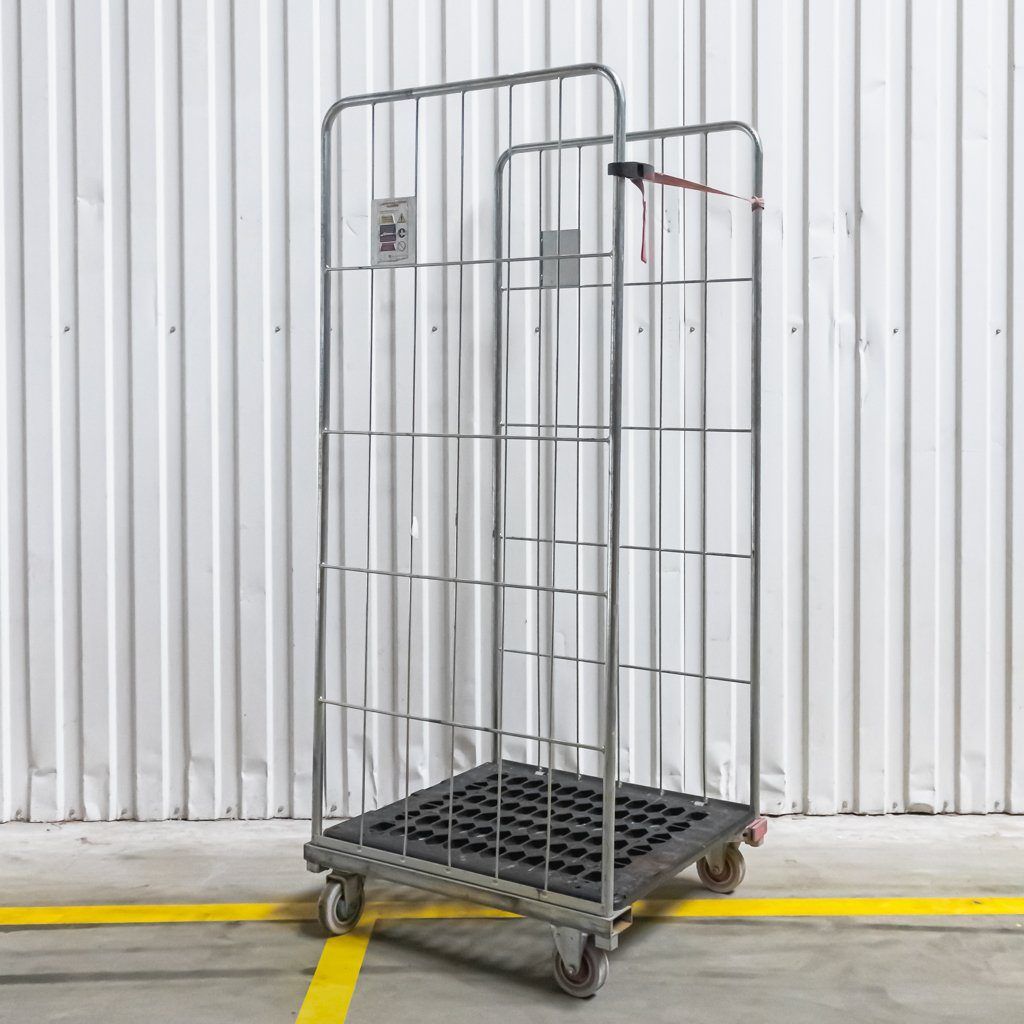 Rollkontener Rollcage carrello roll nero portata 500 kg