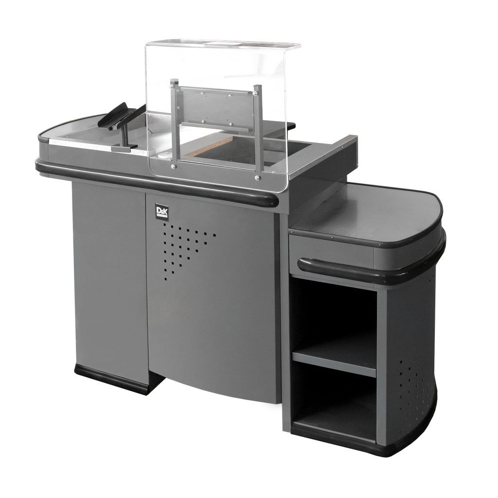 DK Mini BKD-1470 banco cassa 147 cm grafite sinistra