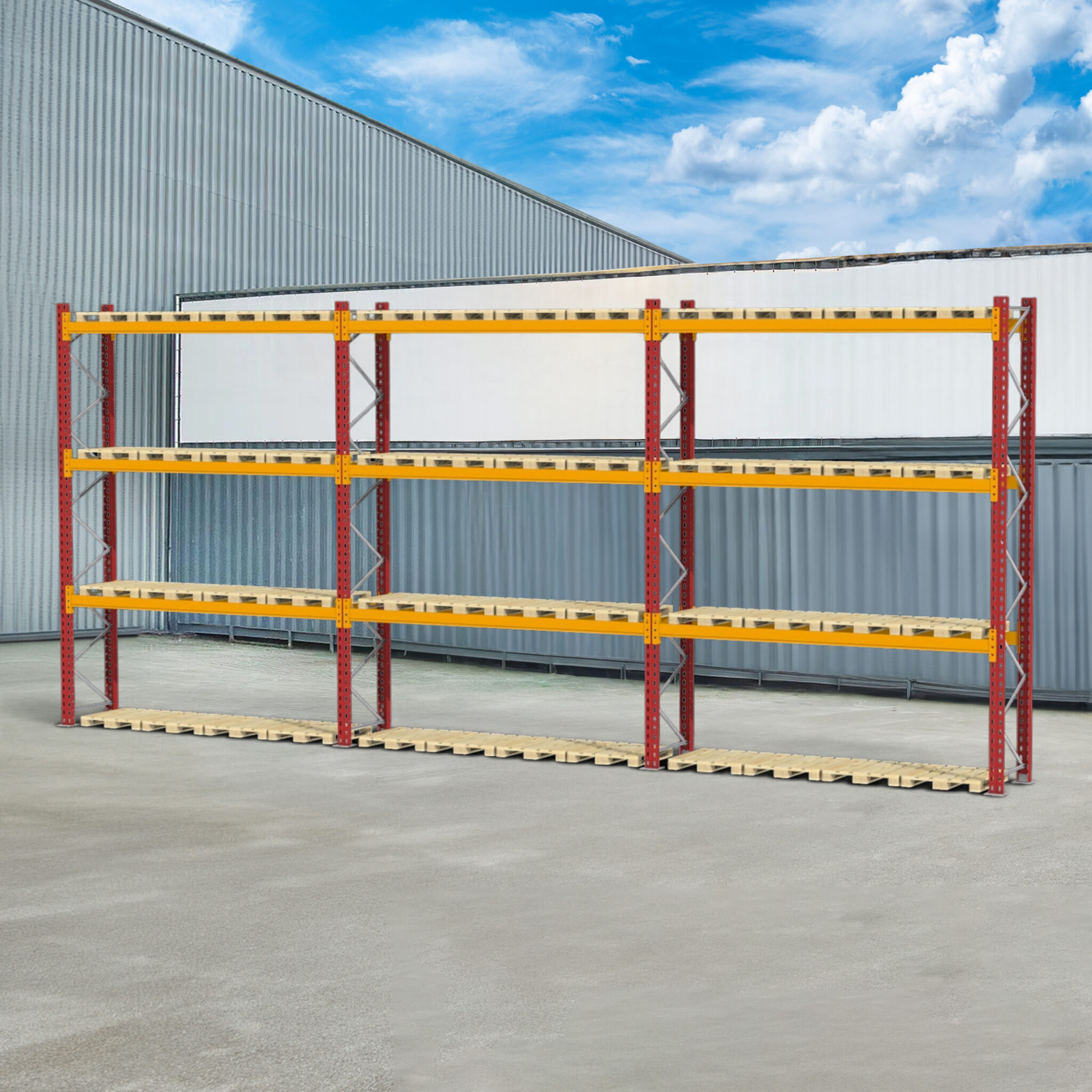 Dexion 0+3 Scaffale Portapallet H 480 cm 2000 kg zincato