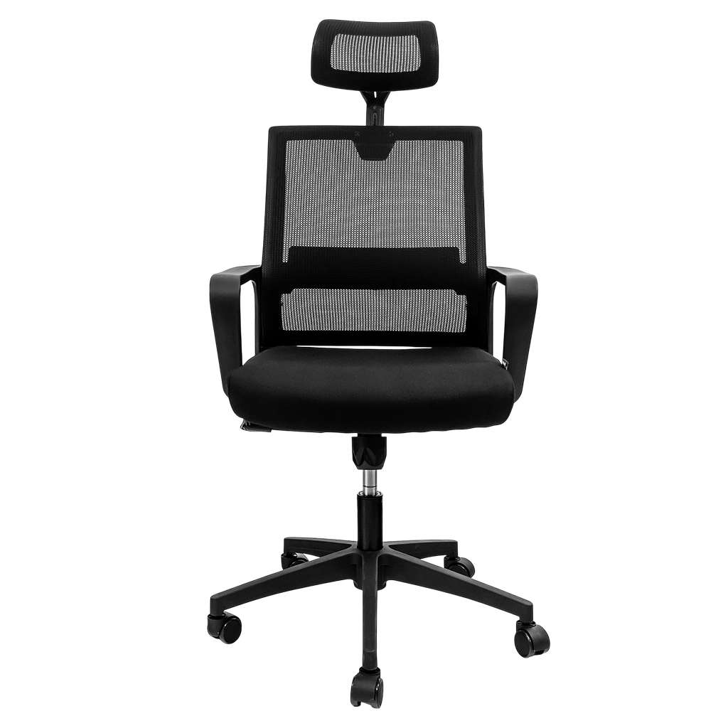 FURVERO Basic PLUS sedia ufficio girevole nera rete