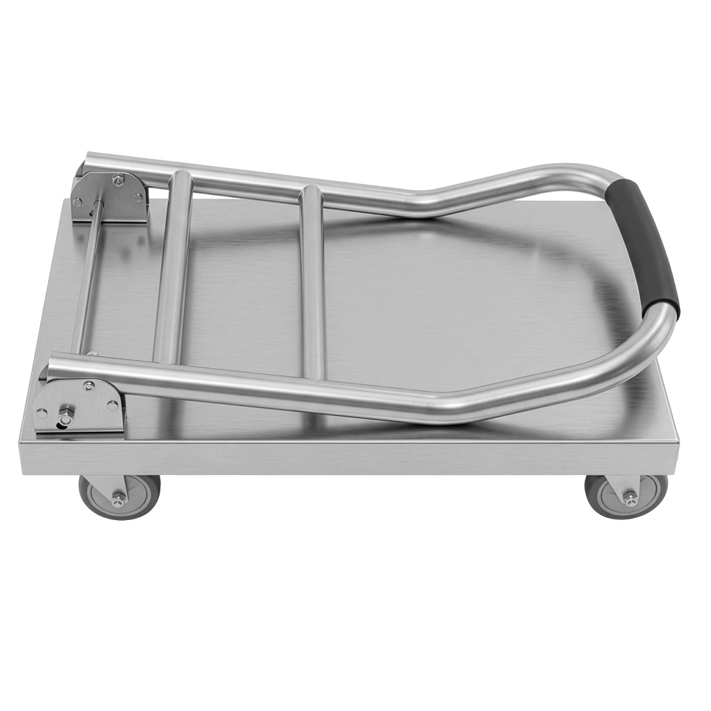Mega-M X carrello trasporto inox 73x47x89 cm