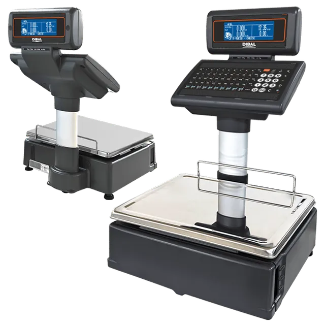 Dibal D-545DB bilancia etichettatrice 15 kg con colonna