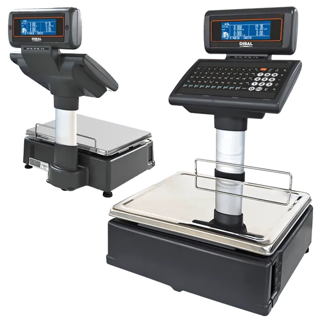 Dibal D-545DB bilancia etichettatrice 15 kg con colonna