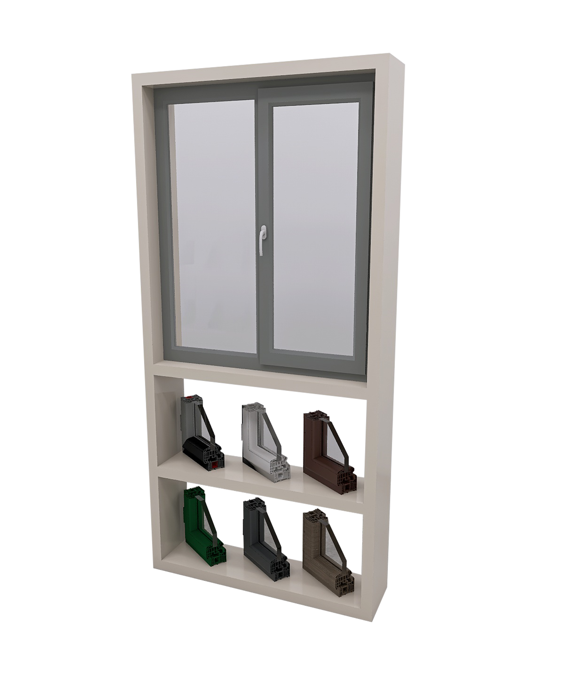 Design89 Espositori Finestre espositore per showroom