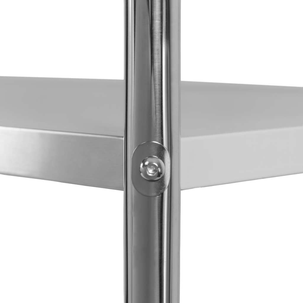 Mega-M X Standard Carrello Servizio Inox 4 Ripiani 86x54x126