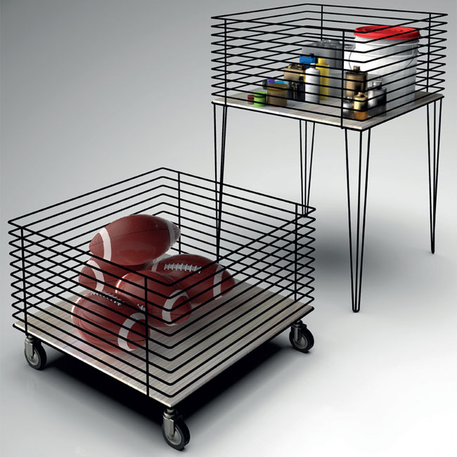 Agosistem Cesta Promozionale in Tondino Metallico