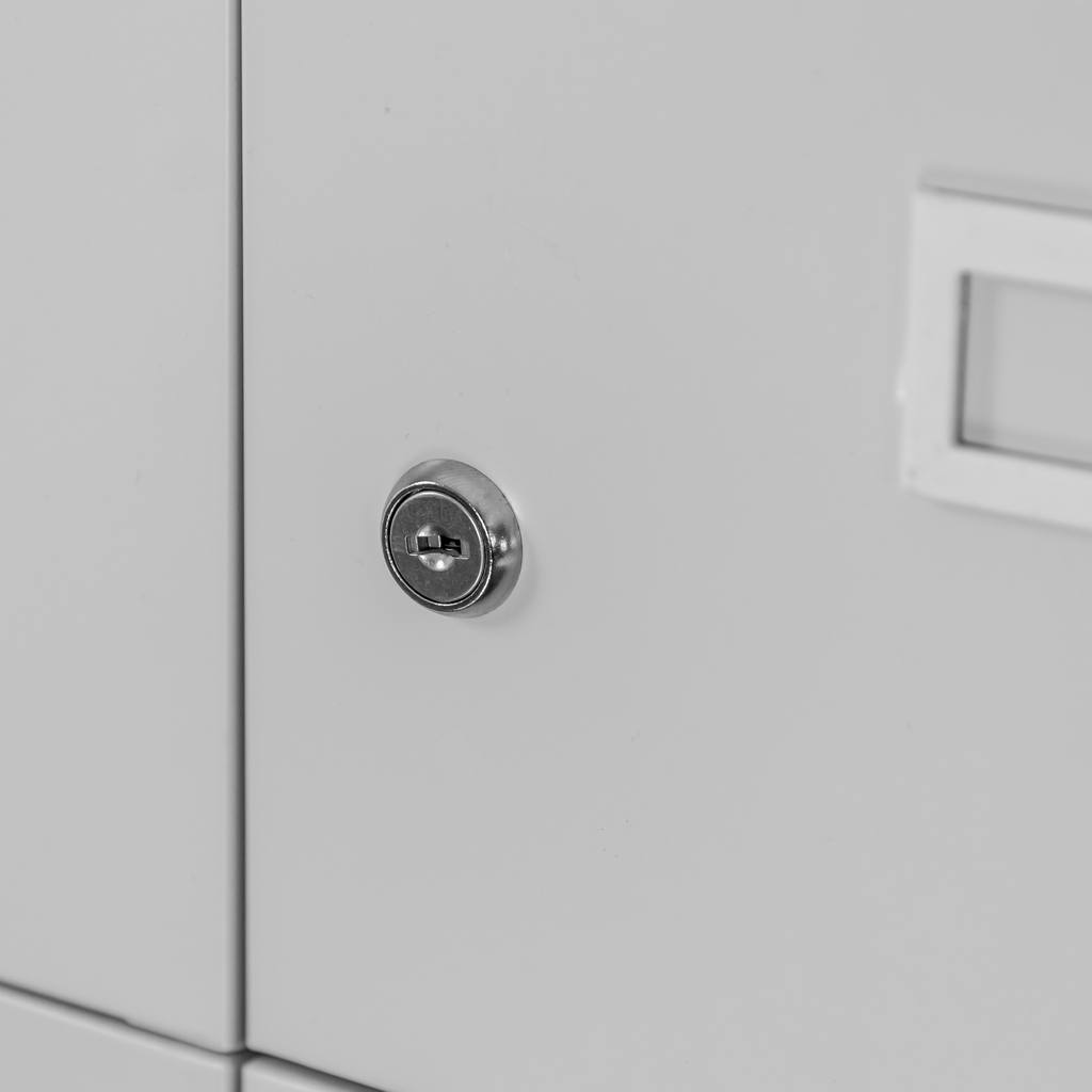 Mega-M 20 scomparti armadietto metallo 60x30x180 grigio