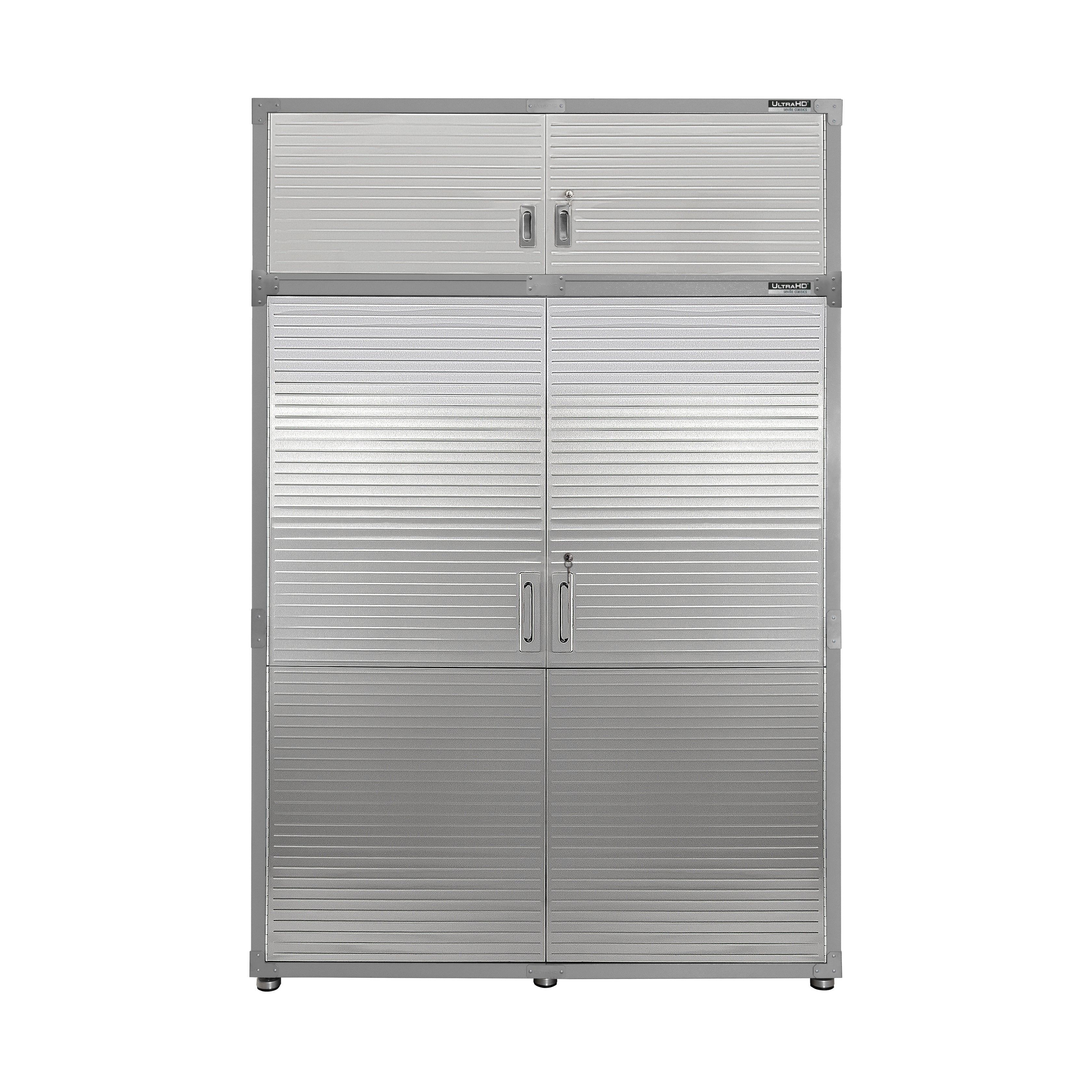 Seville Classics UltraHD Armadio Acciaio 2 Pezzi 152 cm Grafite