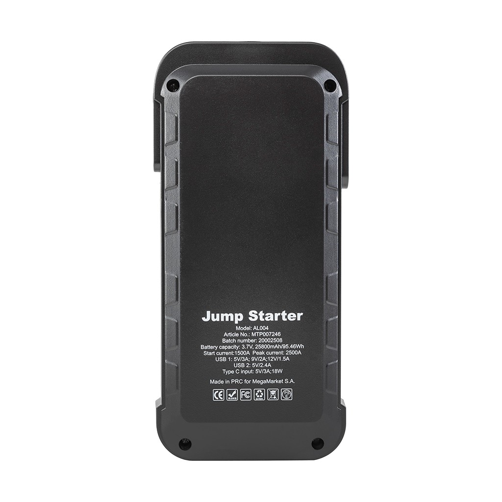 Werkberg AL004 avviatore batteria 25800mAh 2500A 12V