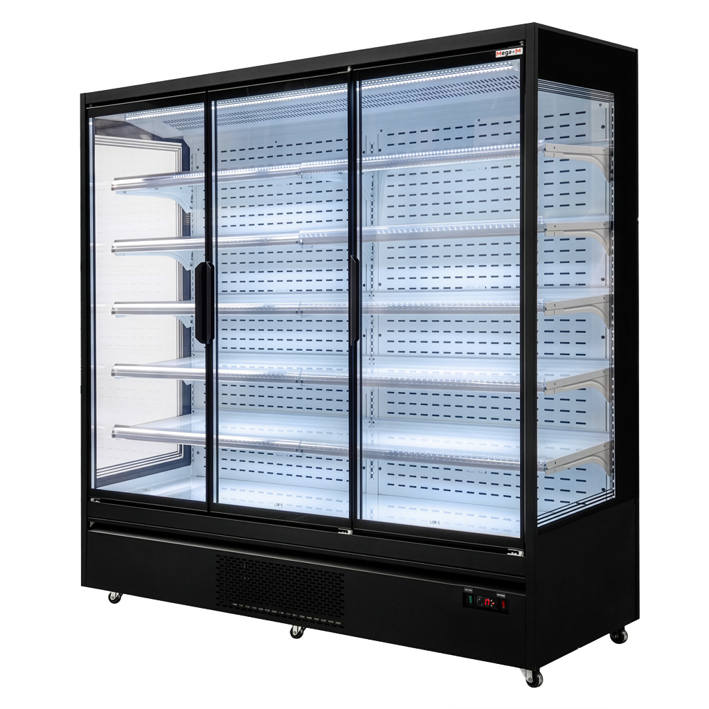 Mega-M Hugo Plus RU 195 cm banco frigo nero