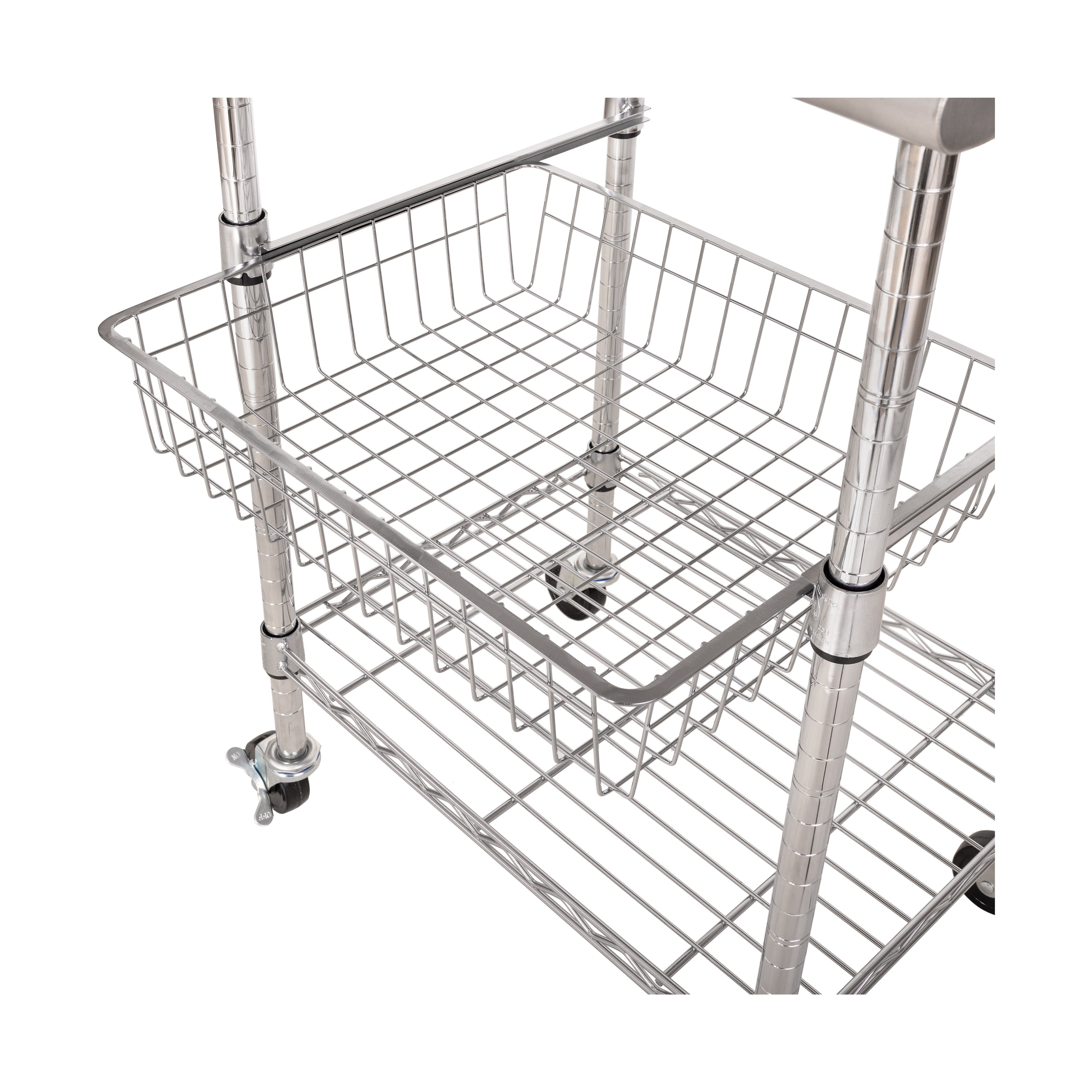 Seville Classics Carrello Tavolo Acciaio Inox NSF
