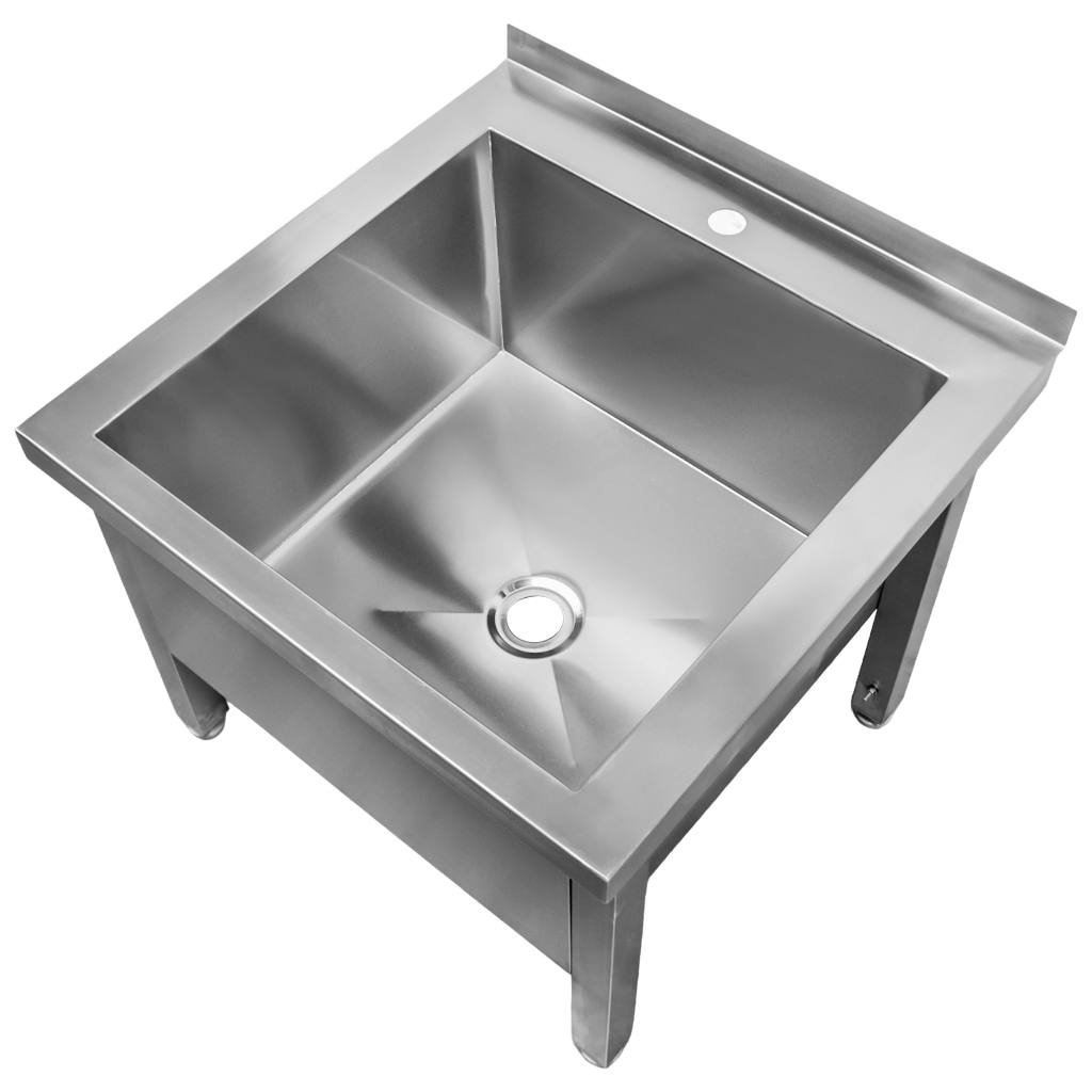 Mega-M Vasca Lavello Acciaio Inox 60x60x50 cm 1 Vasca