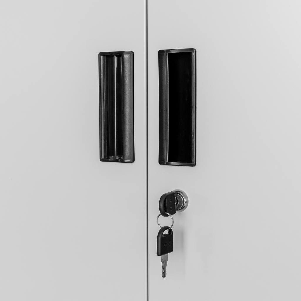Mega-M Wenus armadio ufficio metallo 90x40x185 cm grafite