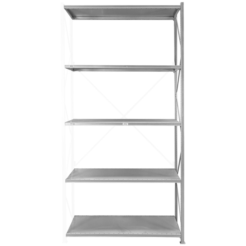 Stow Scaffale Magazzino 5 Ripiani 300x130x60 Aggiuntivo