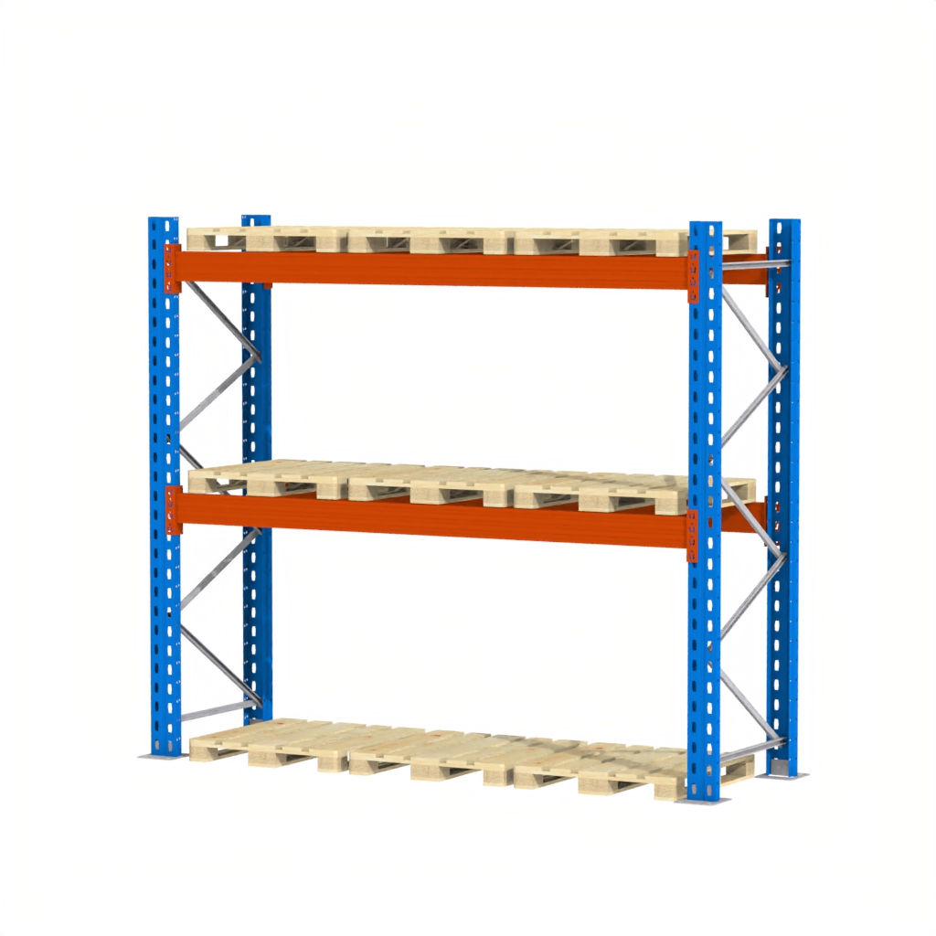 Mega-M XR 0+2 scaffale portapallet base 250x286 cm 3000 kg