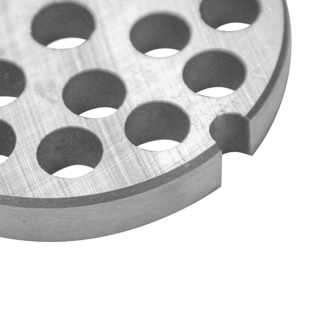 Mega-M piastra tritacarne HR-12 foro 10 mm acciaio inox