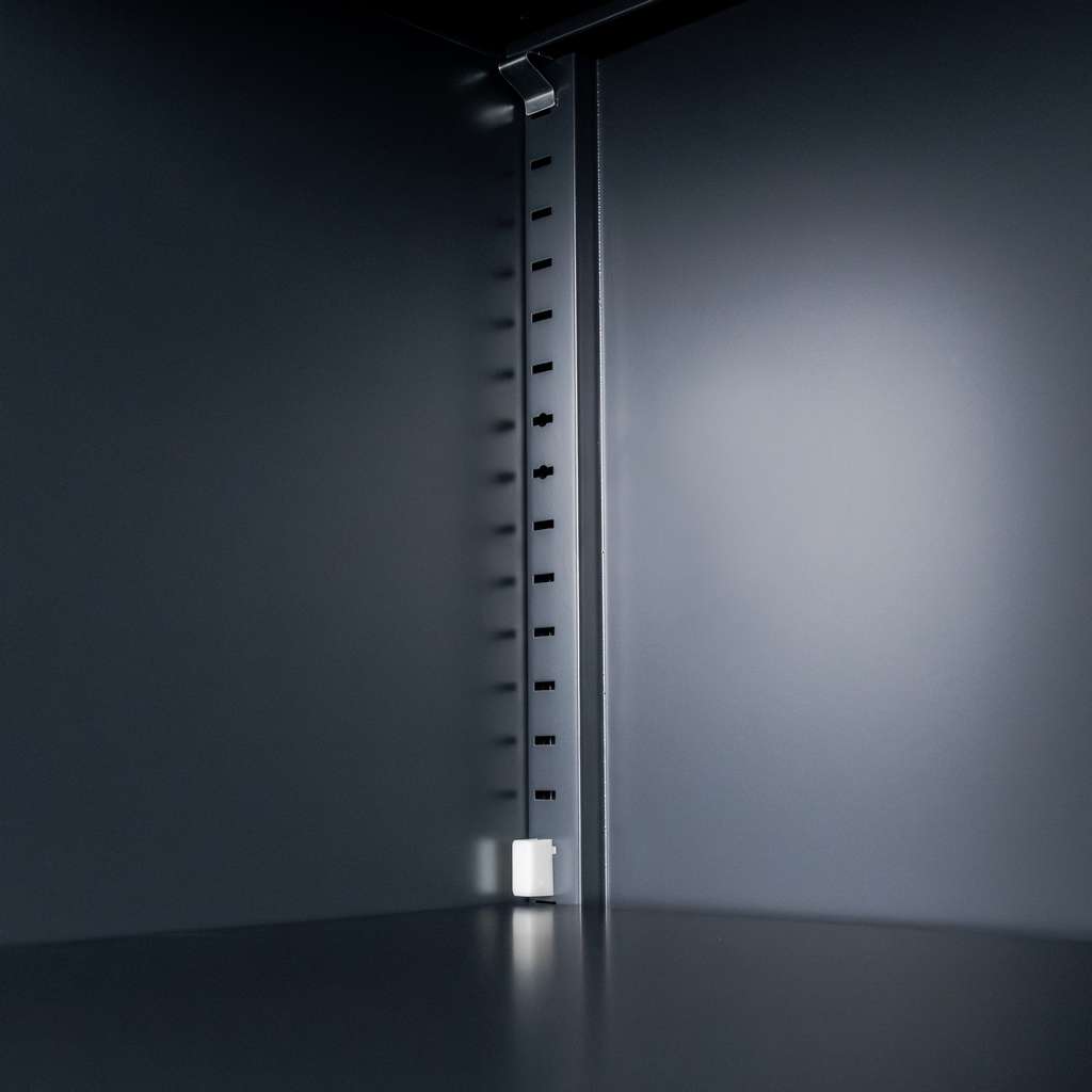 FURVERO W-101 G/S Armadio Ufficio 90x40x185 Grafite