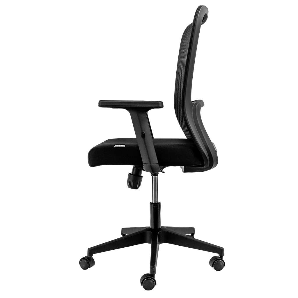 FURVERO Norma BP/A1D/L1D Sedia Ufficio Nera Ergonomica