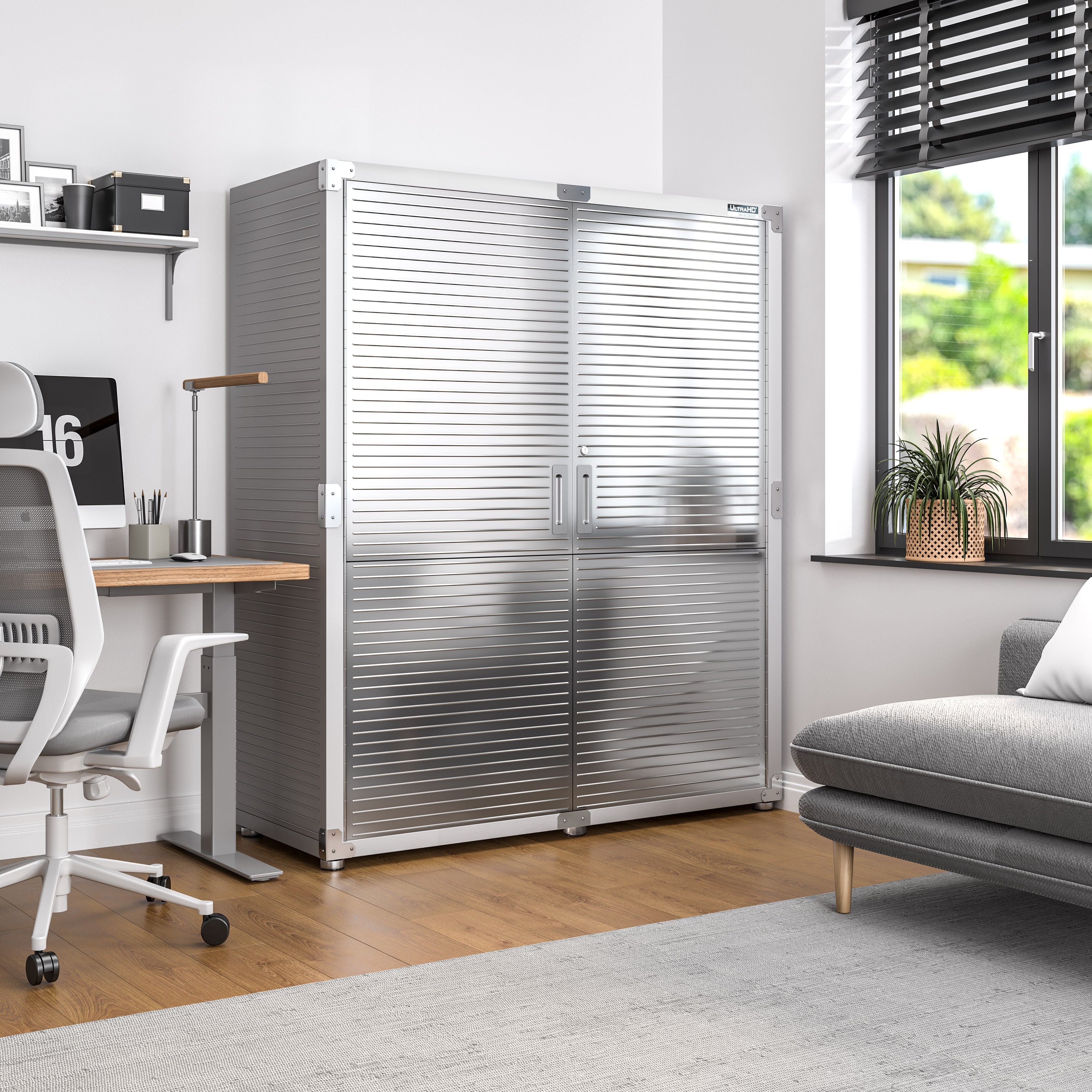 Seville Classics UltraHD UHDK20260B armadio 152cm granito