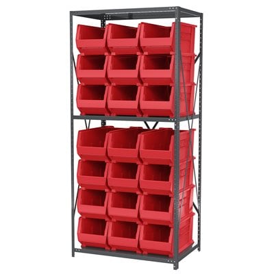 Akro-Mils AS2479287 scaffale metallo 24 contenitori