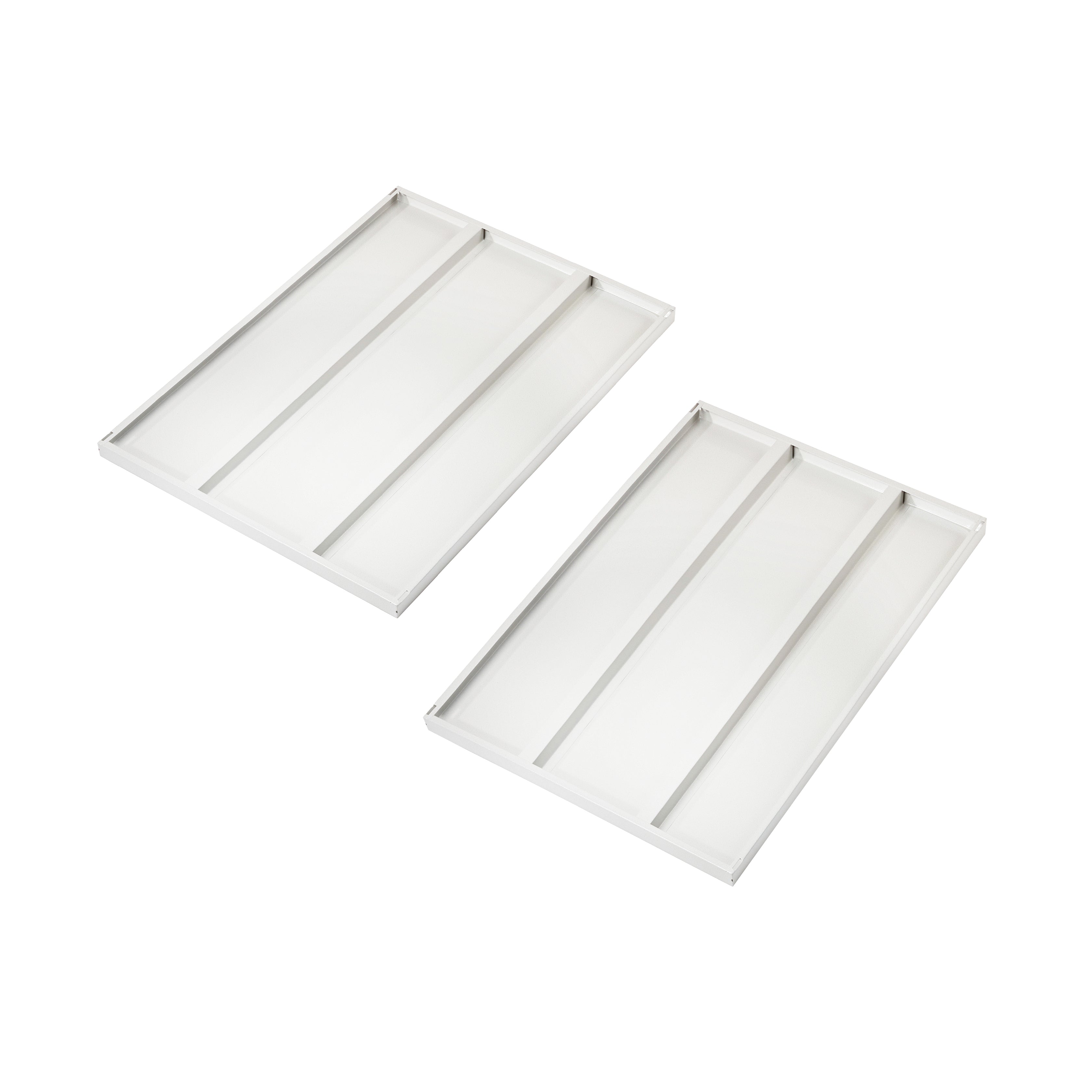 Seville Classics UltraHD ripiani armadio acciaio 76x54 cm 2 pezzi