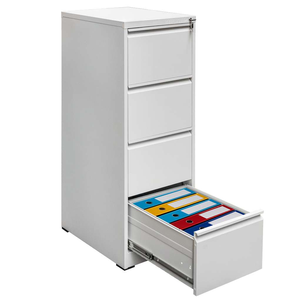 Furvero W4S S/S Schedario metallo 4 cassetti 62x45x134