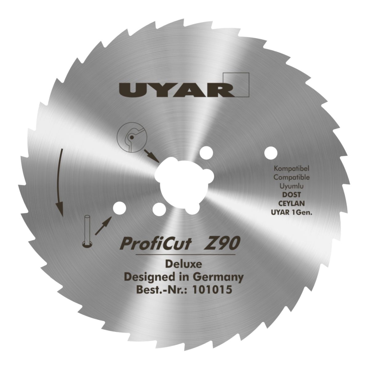 UYAR ProfiCut Z90 Deluxe lama dentata 90 mm kebab