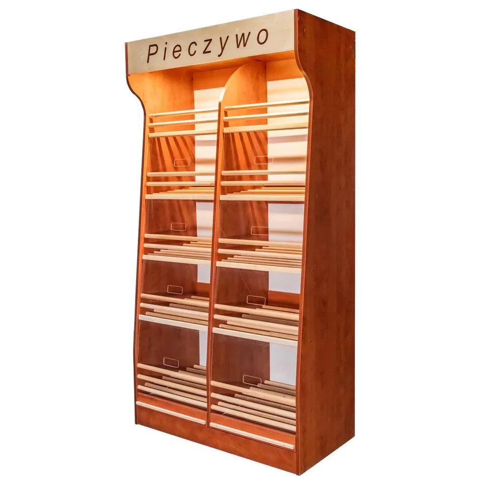 Scaffale pane H-200 L-100 G-50 plexi LED pero campestre