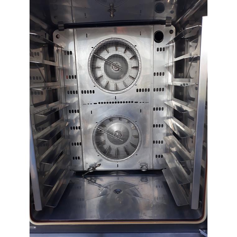 WIESHEU Euromat 64L forno a convezione vapore con base carrello