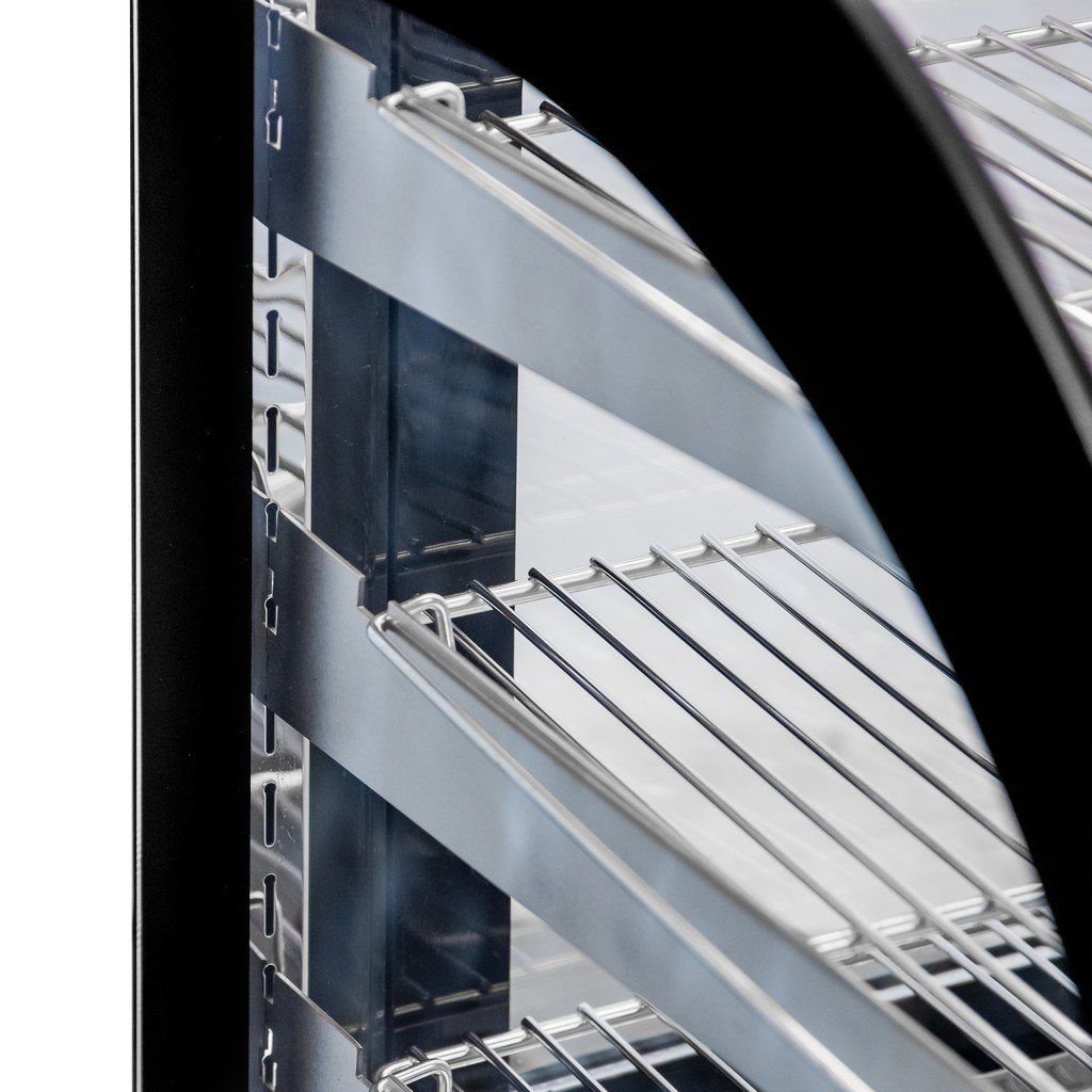 Mega-M Clara Mini S120 vetrina riscaldata da banco inox
