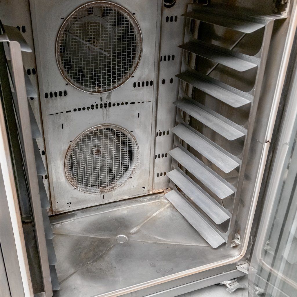 Wiesheu forno misto convezione-vapore con cappa inox