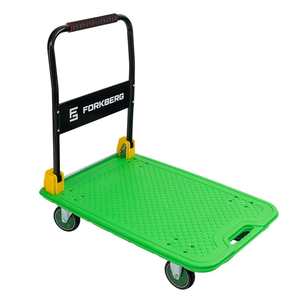 Forkberg carrello piattaforma pieghevole verde portata 400 kg