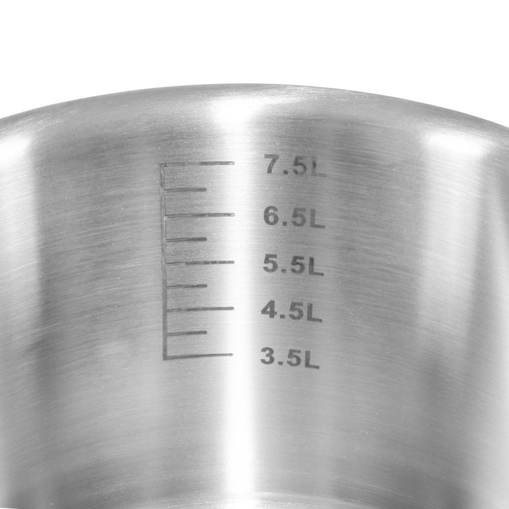 Mega-M Standard pentola bassa inox 8 L 28x13 cm