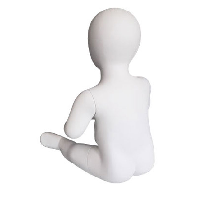 Agosistem SAM manichino infante seduto vetroresina bianco 45 cm