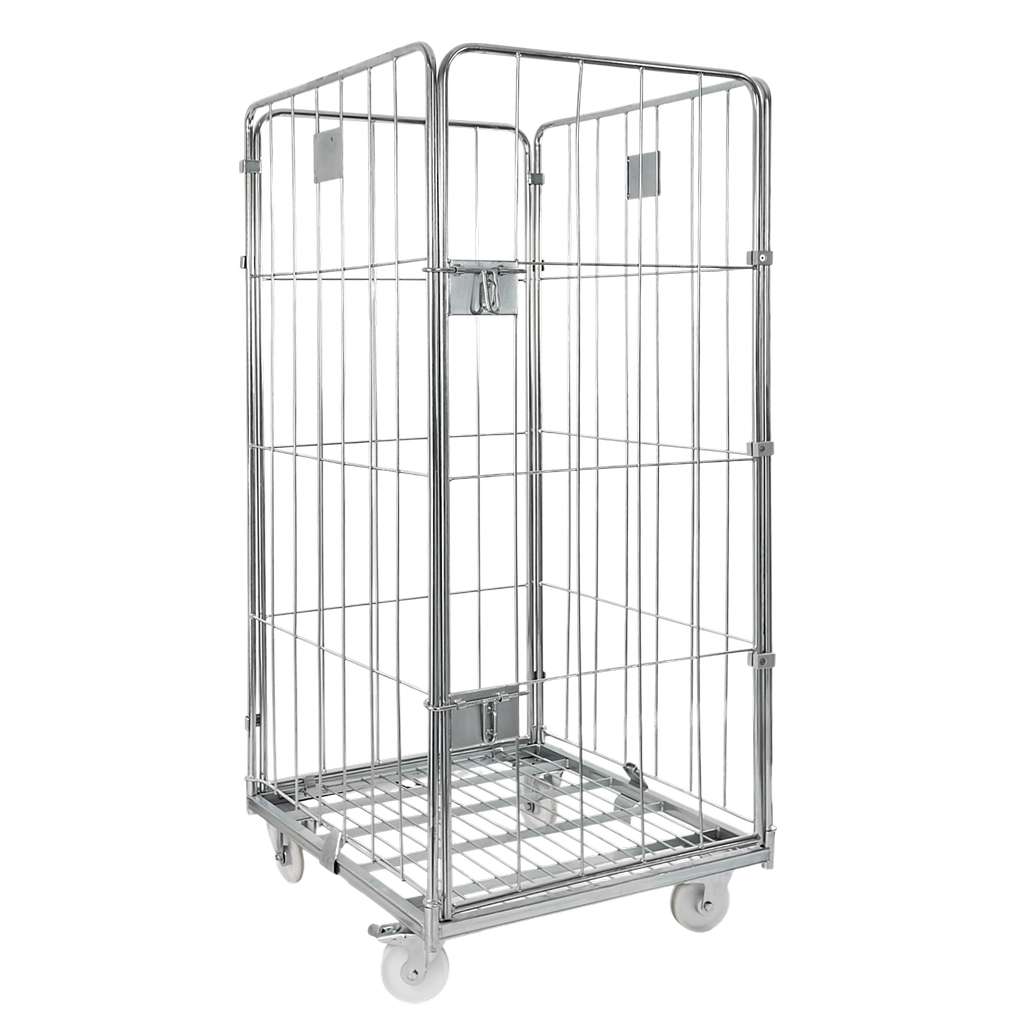 Mega-M Universal Roll container zincato 3 pareti