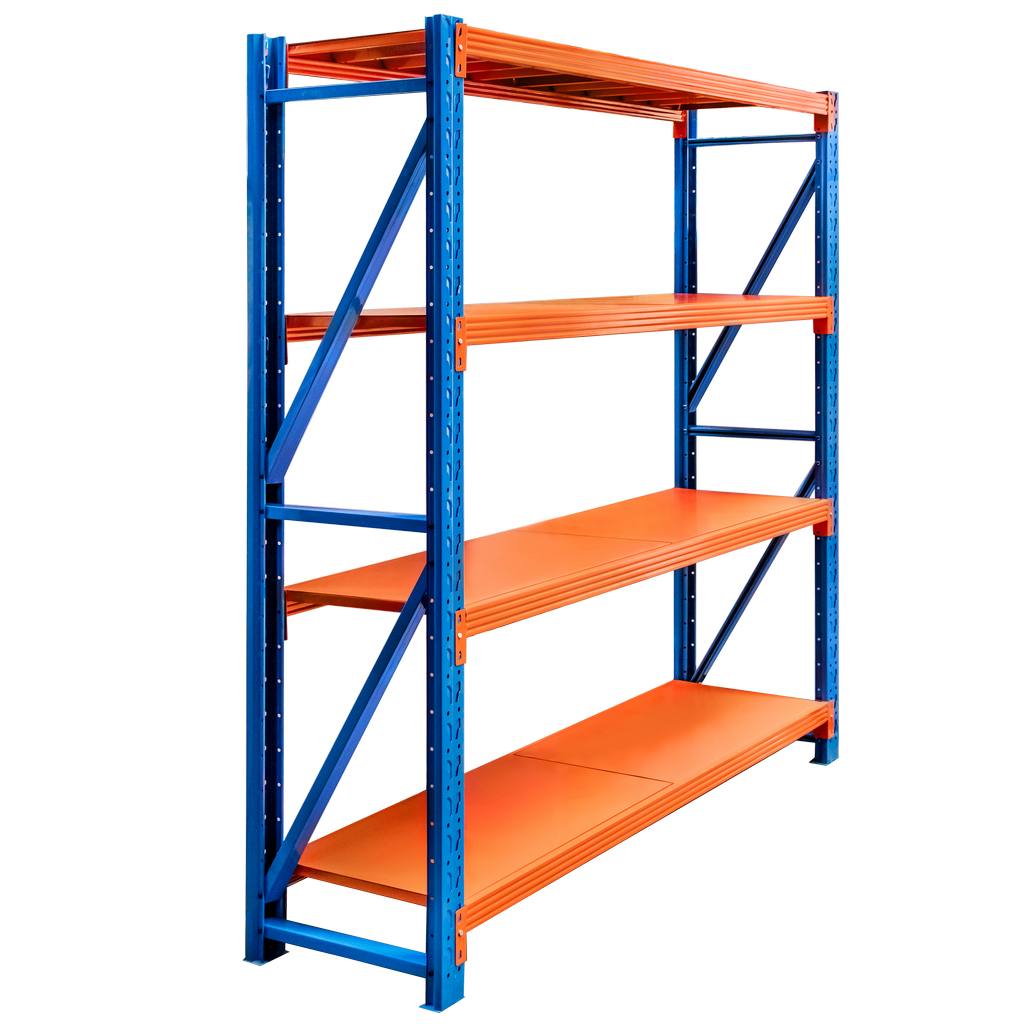 Mega-M Fortis Light scaffale metallo 4 ripiani 200x200x60