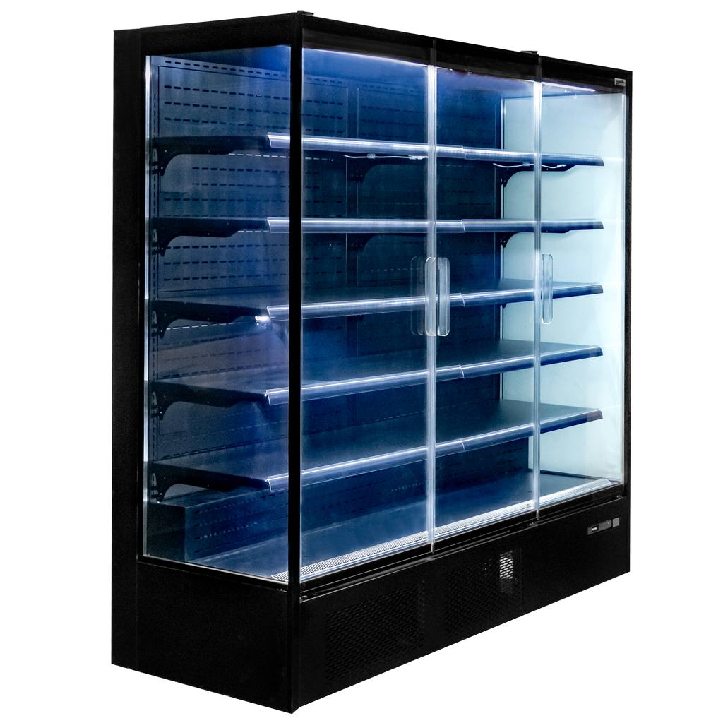 Mega-M Hugo Plus IC Banco Frigo 193 cm Porte Vetro LED