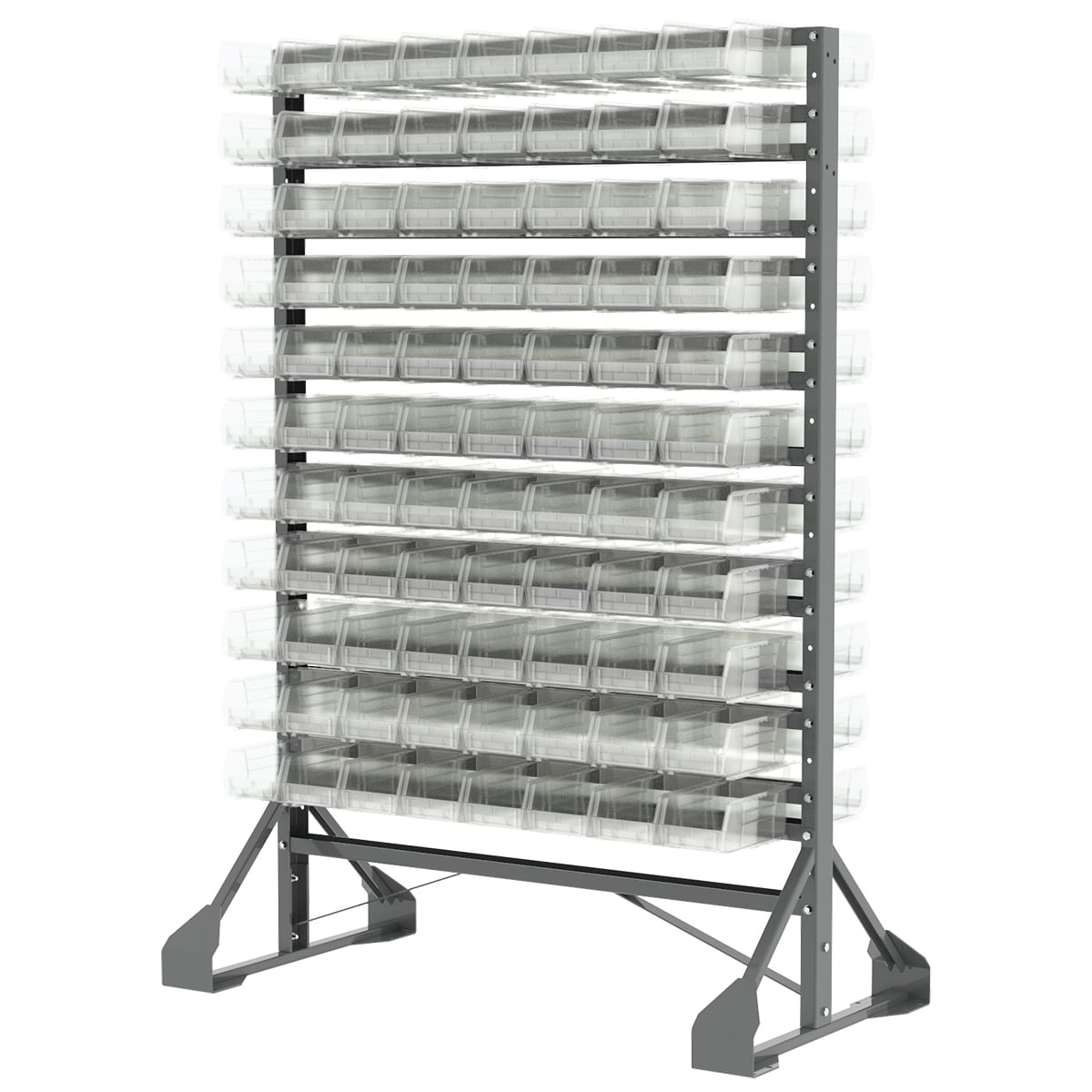 Akro-Mils 30016220 Rastrelliera Bifacciale 192 Vaschette