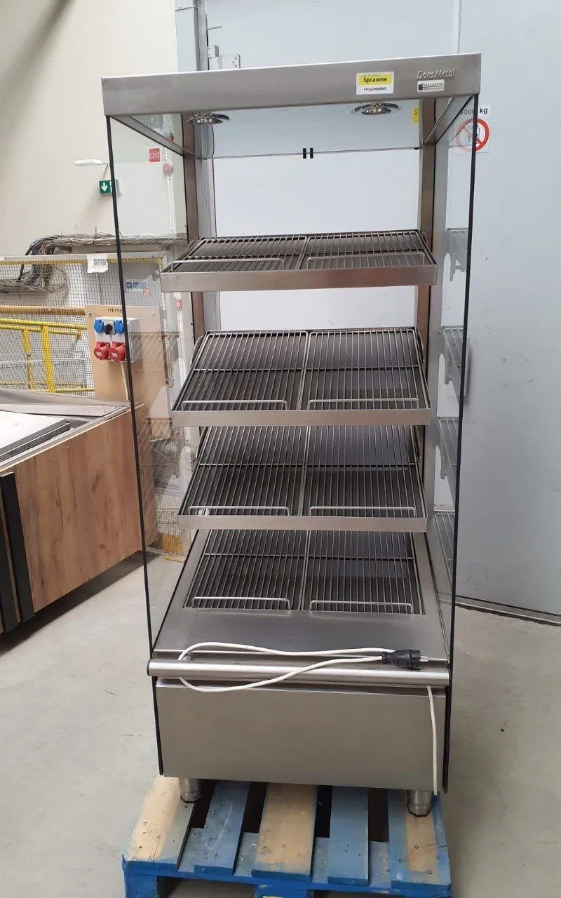 Dora Metal DM 99001 vetrina riscaldata passante 73x82x180