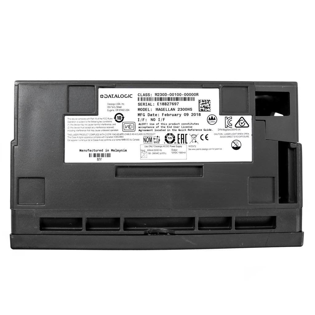 Datalogic Magellan 2300HS scanner barcode 1D laser