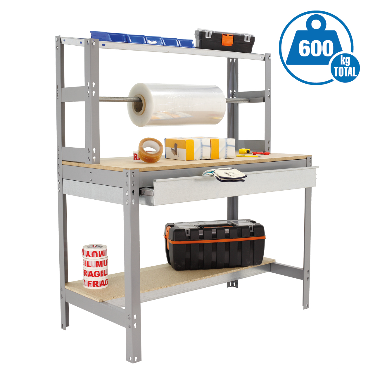 Simonrack SimonWork BT banco lavoro 4 scomparti cassetto