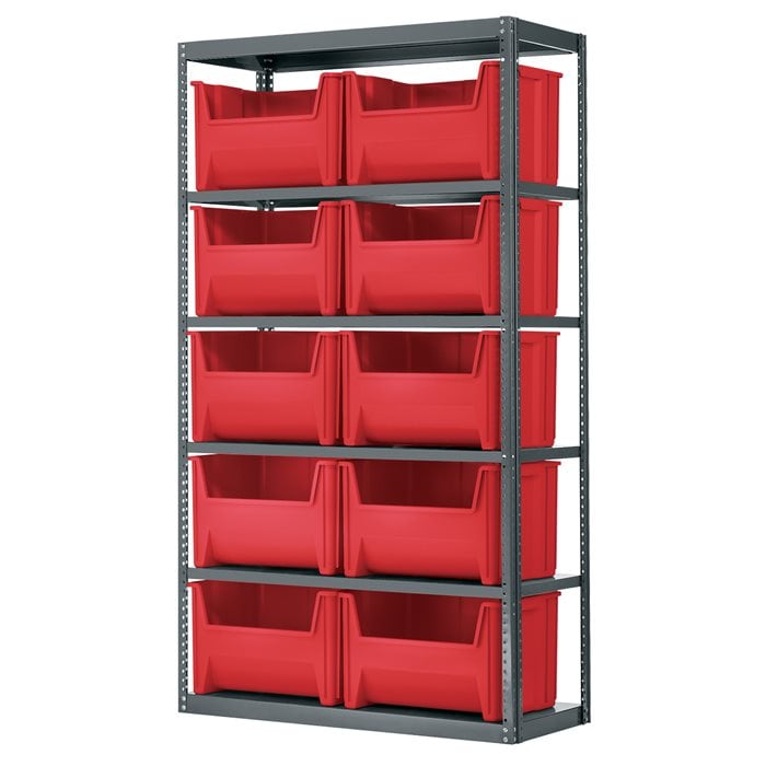 Akro-Mils AS187913017 scaffale acciaio 6 ripiani 12 box