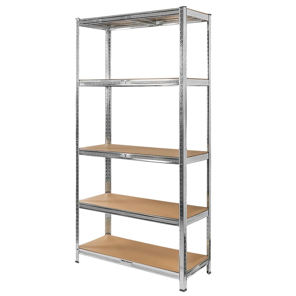 Mega-M Basic Scaffale Metallo 205x100x40 5 Ripiani 175 kg