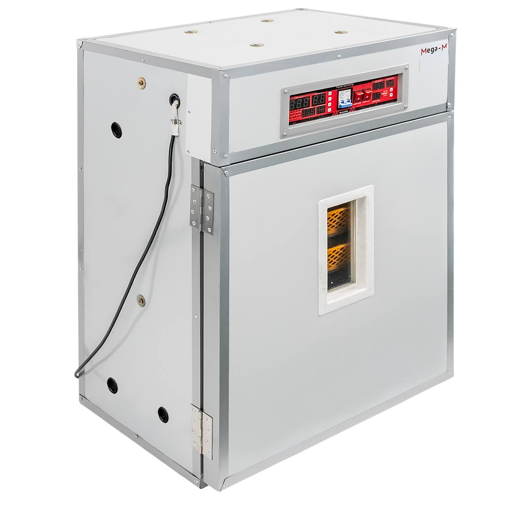 Mega-M incubatrice automatica 264 uova 700W con girauova