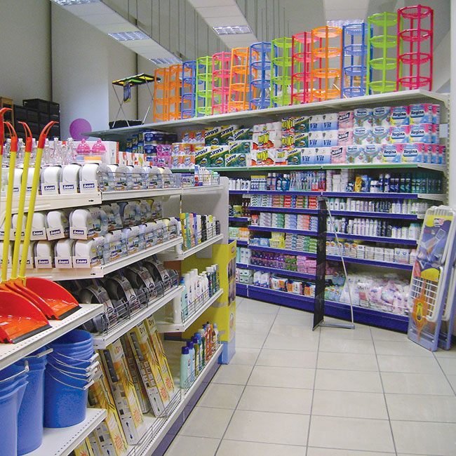 Agosistem Supermarket scaffale completo H.240 cm