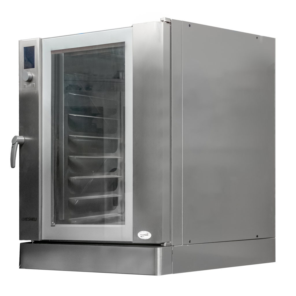 WIESHEU Euromat 64L forno a convezione vapore con base carrello